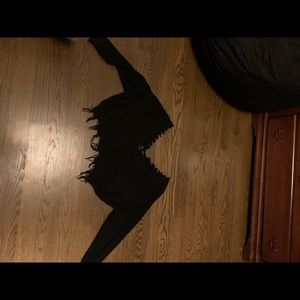 Off the shoulder crop top